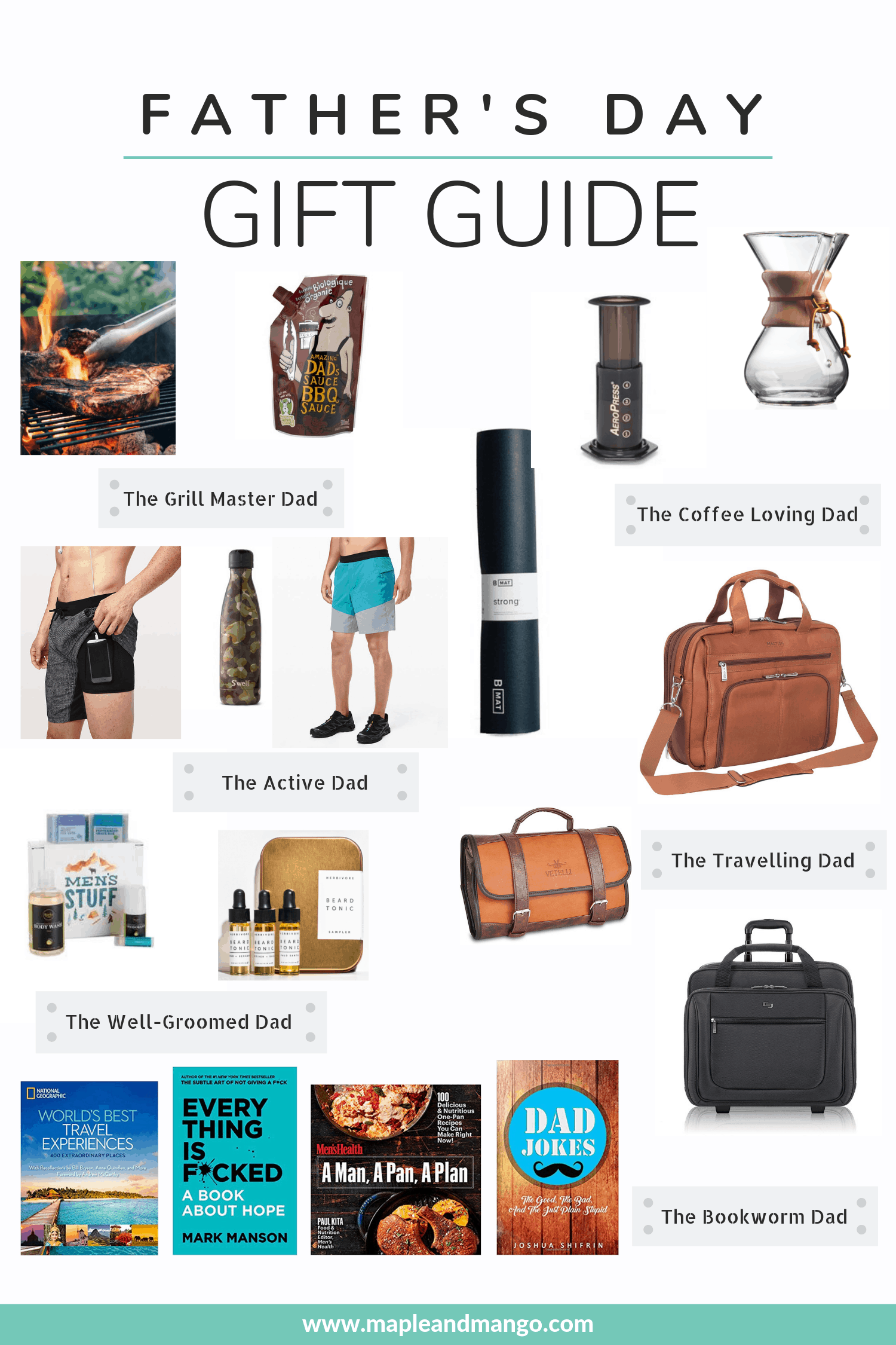 Father's Day Gift Guide: Gift Ideas For Men | Maple + Mango