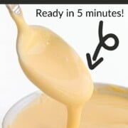 Pinterest graphic for blender hollandaise sauce.