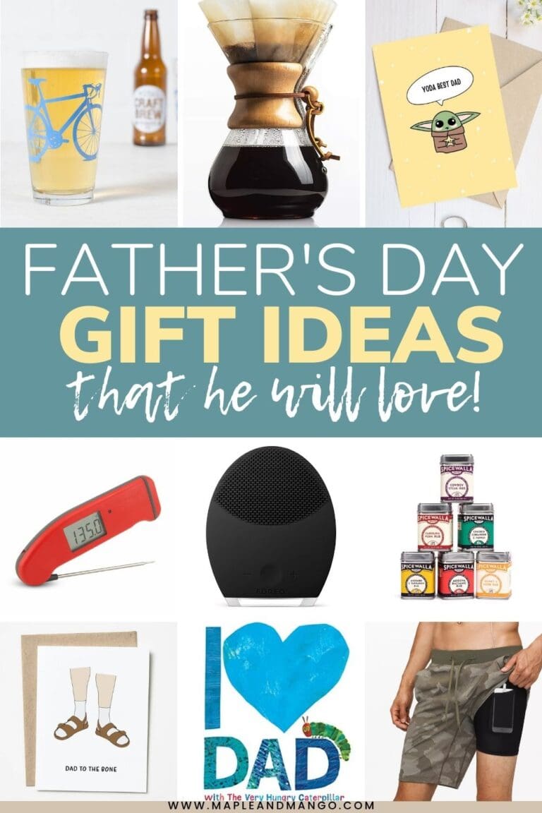Father's Day Gifts (Gift Ideas For Men) Maple + Mango