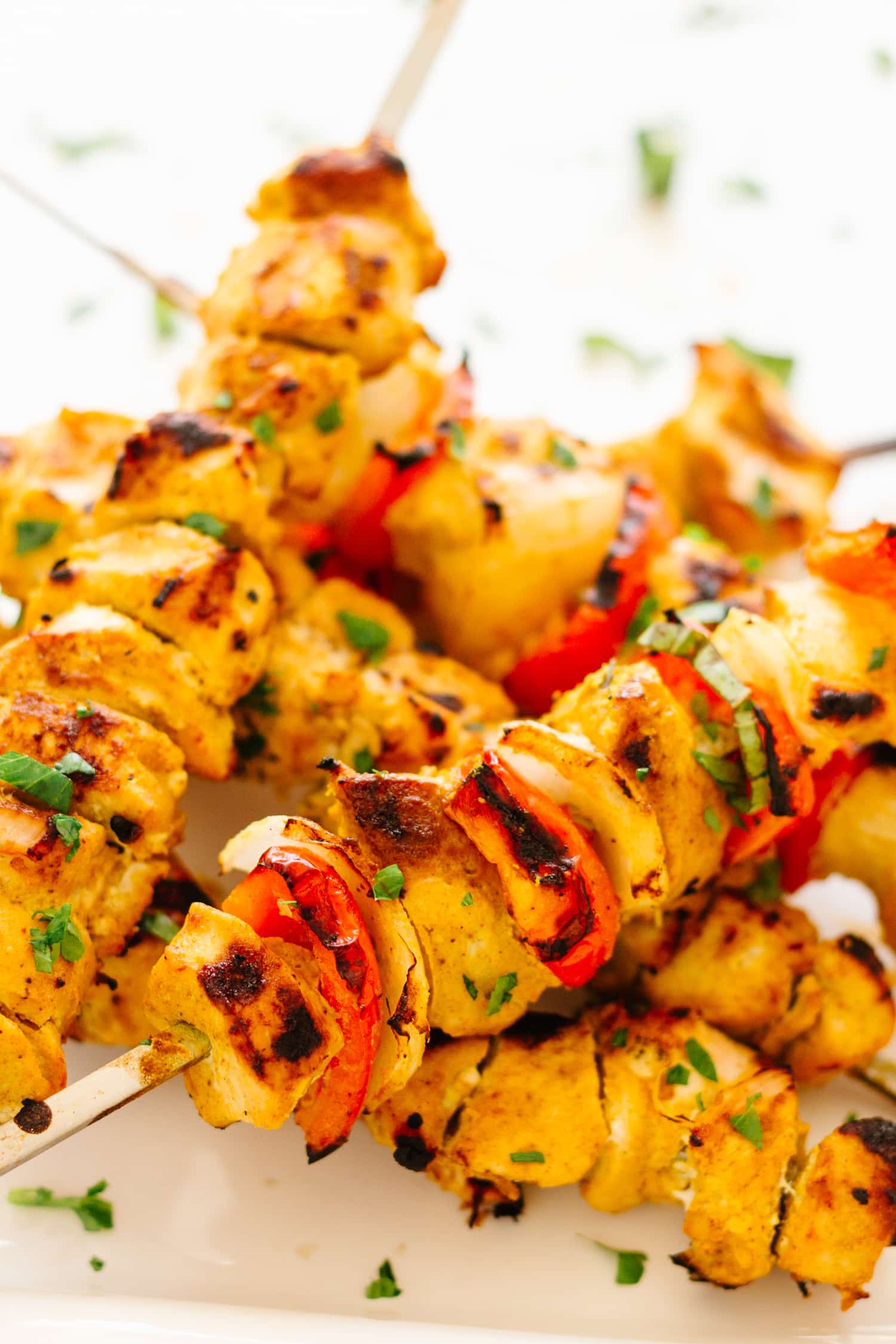 Grilled Tandoori Chicken Kebabs Maple Mango
