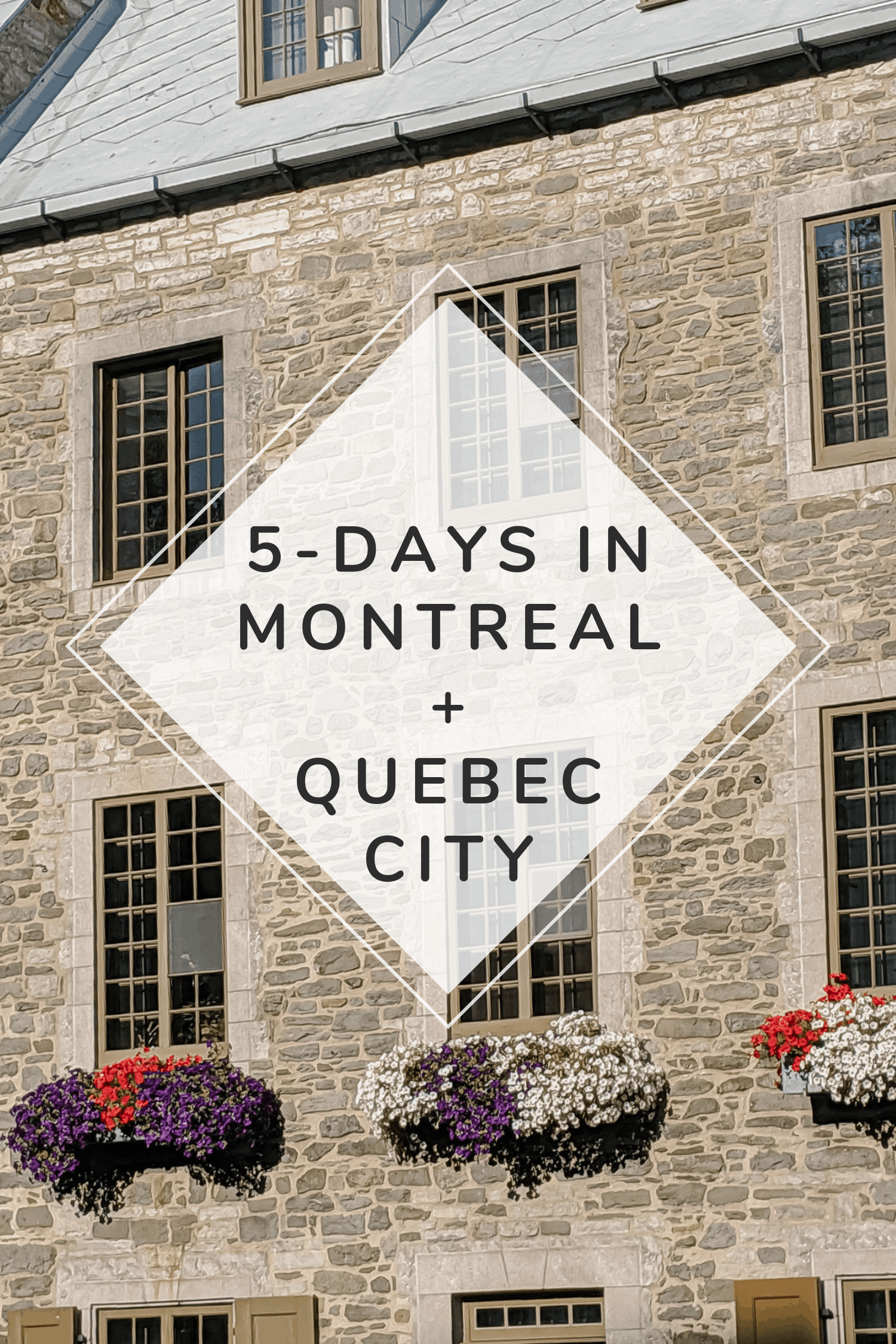 Five Days In Montreal and Quebec City