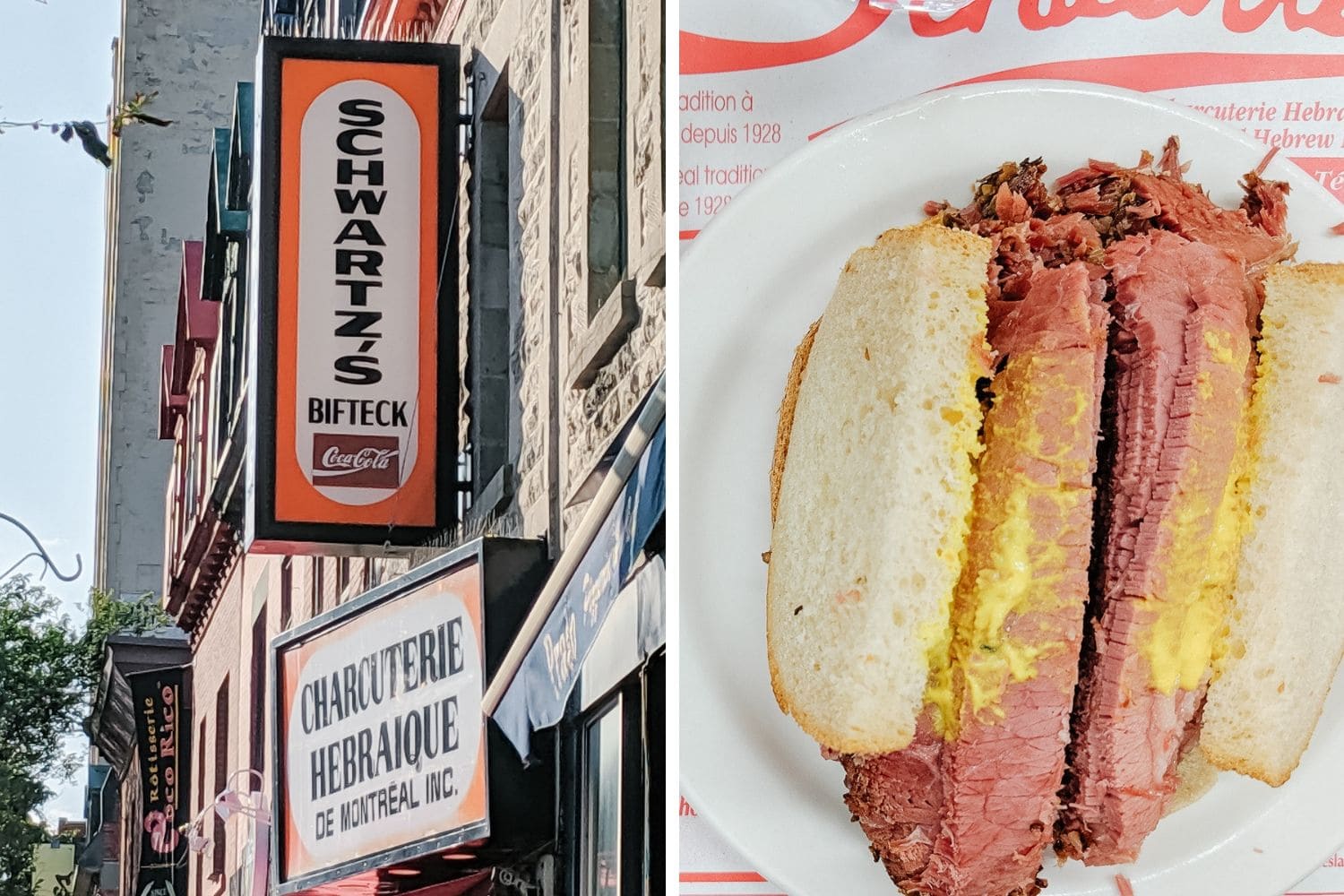 Schwartz's smoked meat in Montreal