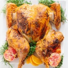 Dry Brine Spatchcock Turkey With Herb Butter-image