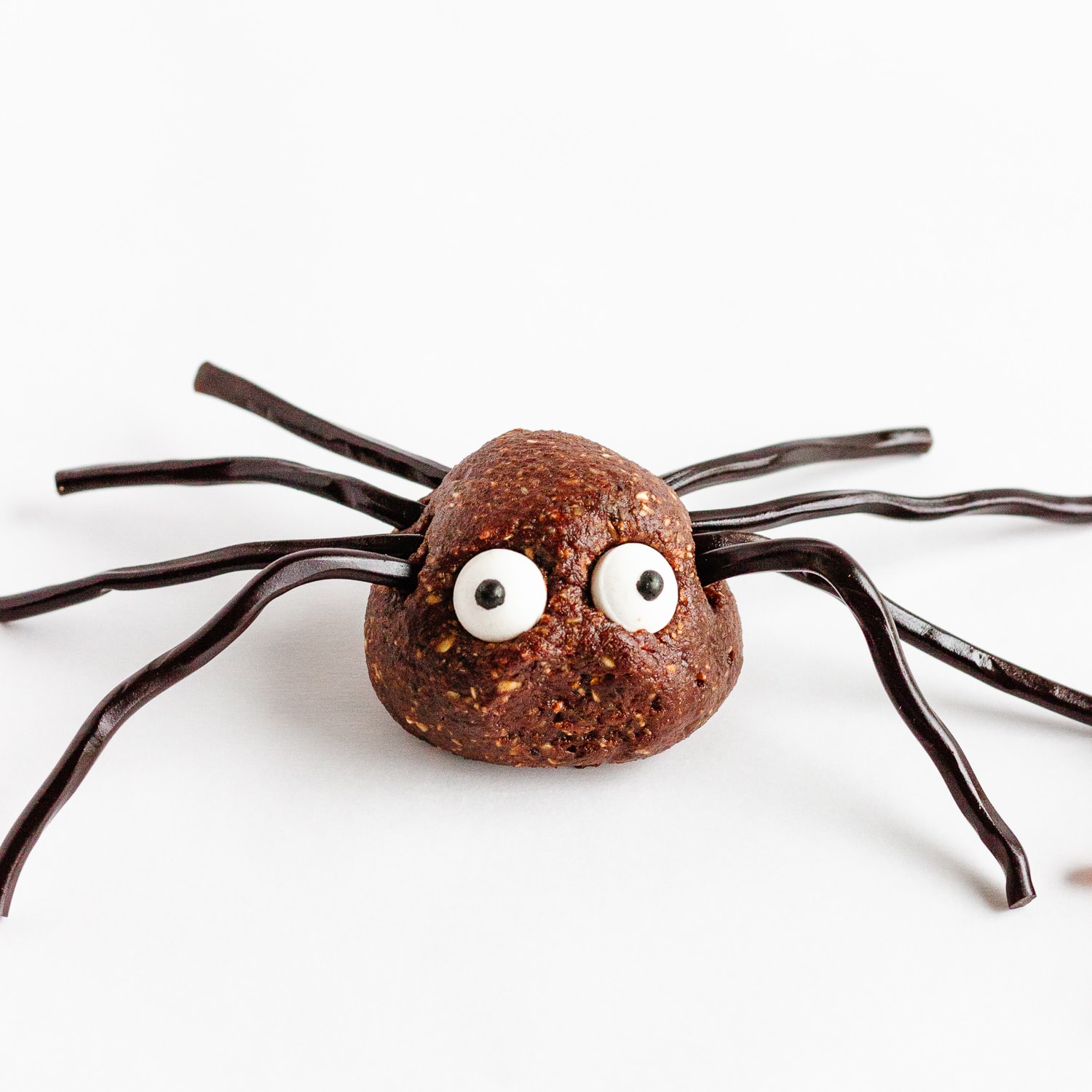 An energy ball turned into a spider for Halloween.