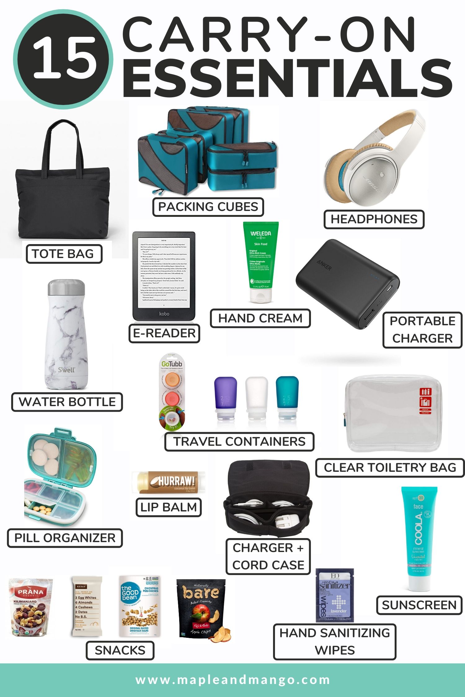 15 Carry-On Travel Essentials