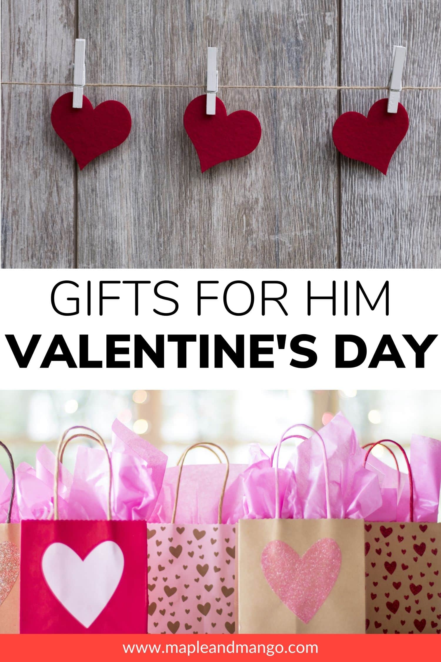 Pinterest image for Valentine's Day Gifts For Him