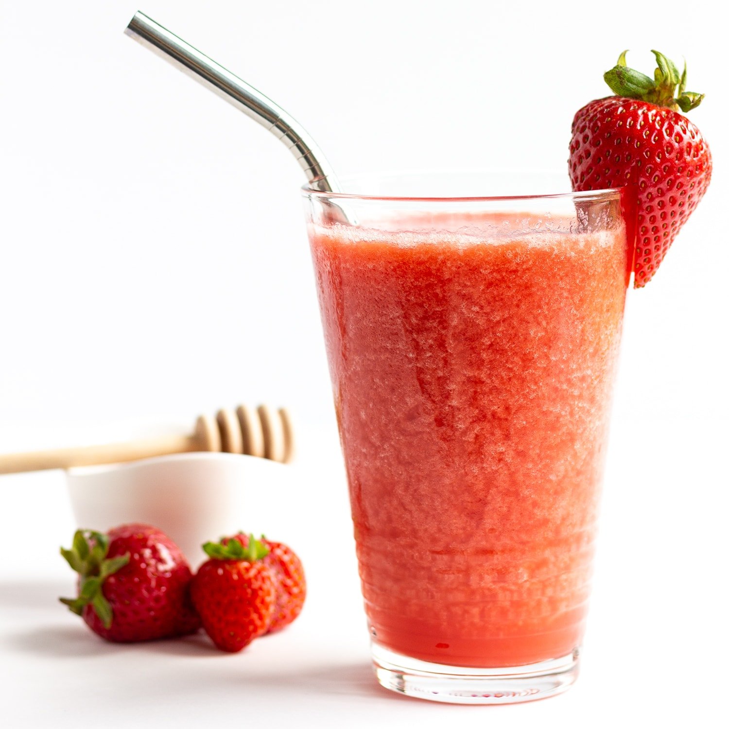 Strawberry Slushie Recipe Healthy, Delicious and Easy! Maple + Mango