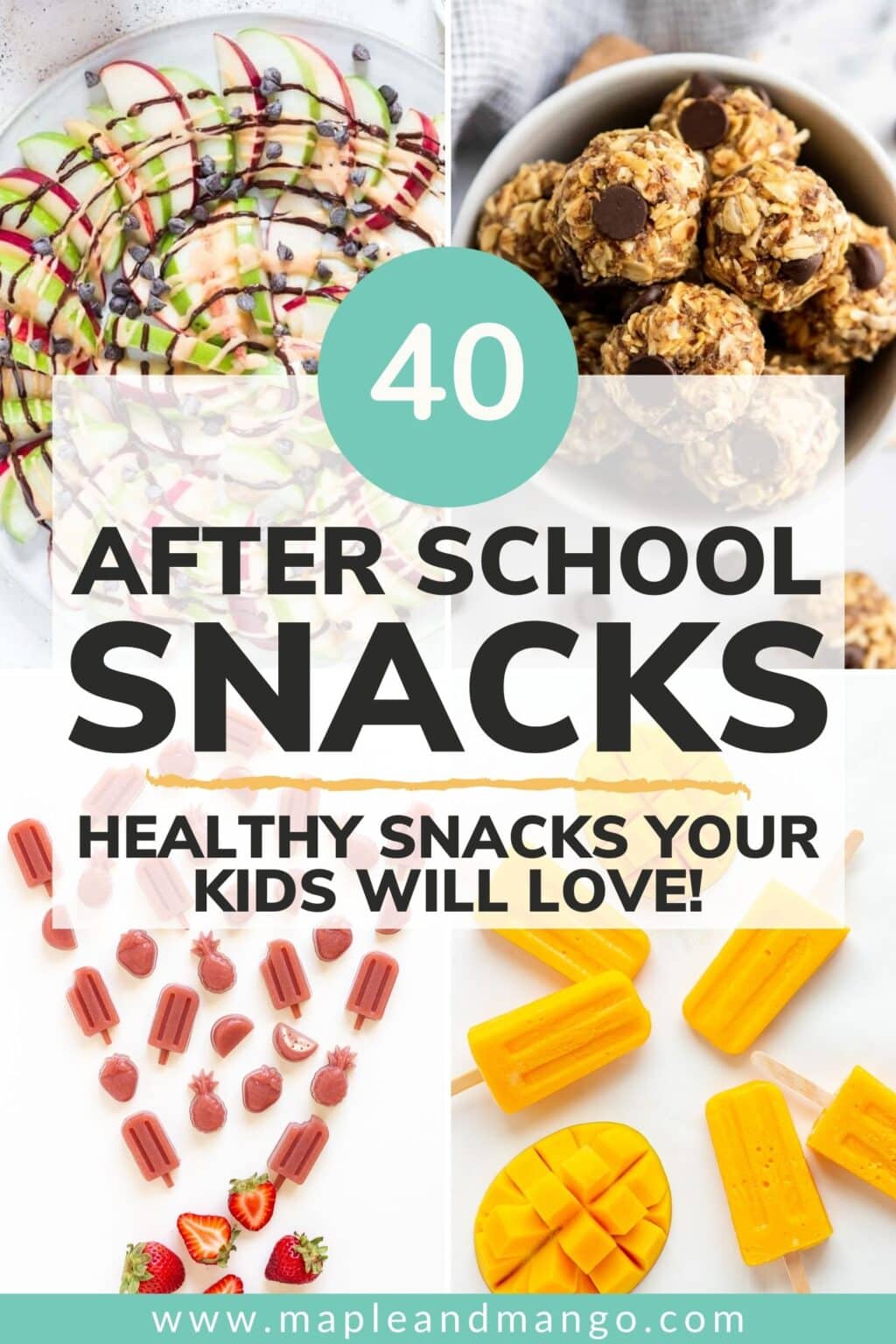 Healthy After School Snacks For Kids | Maple + Mango