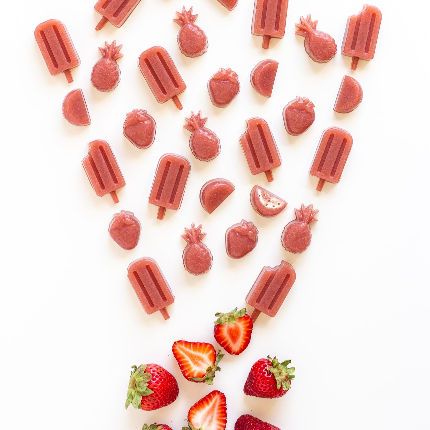 Homemade Strawberry Gummies