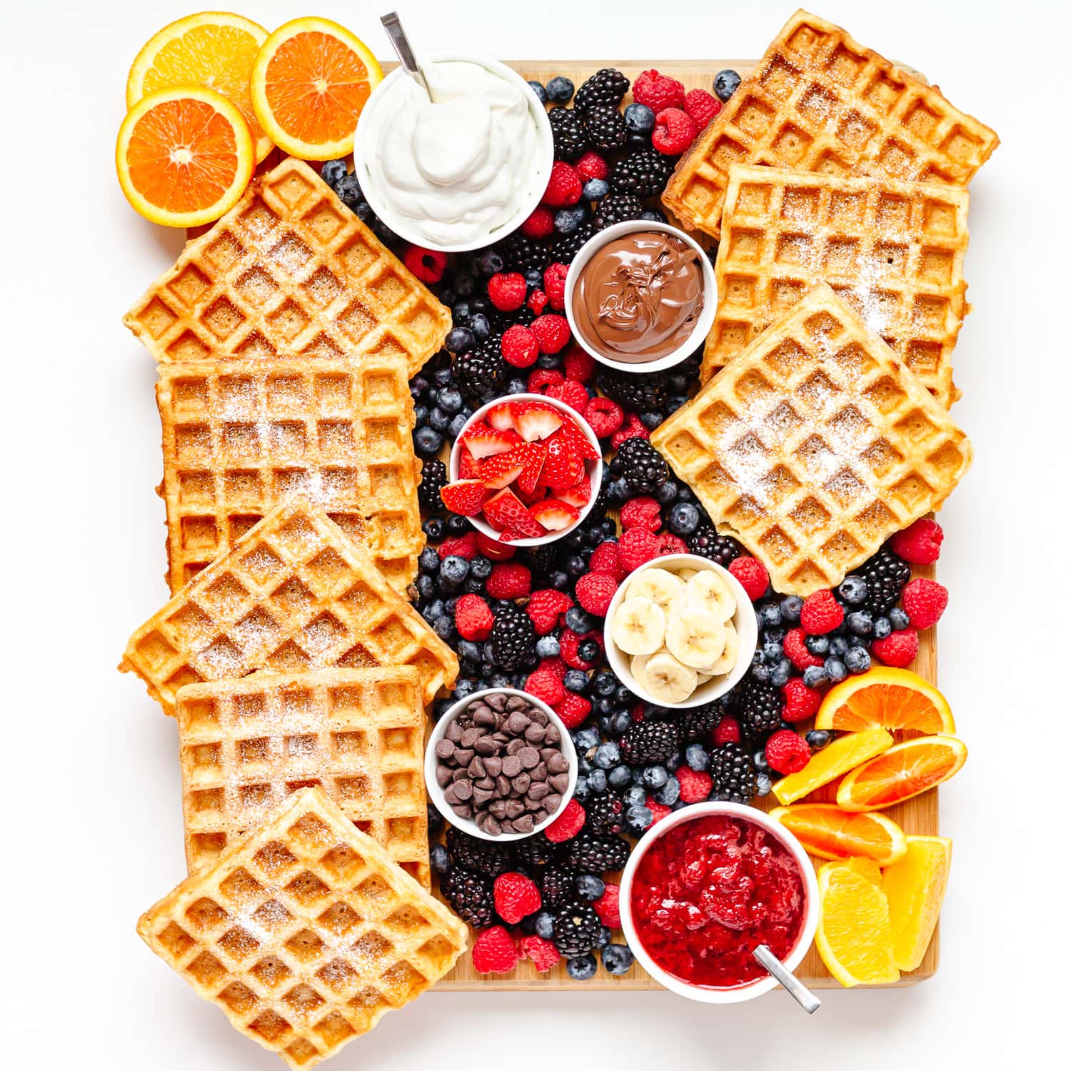 Waffle Breakfast Board - Maple + Mango