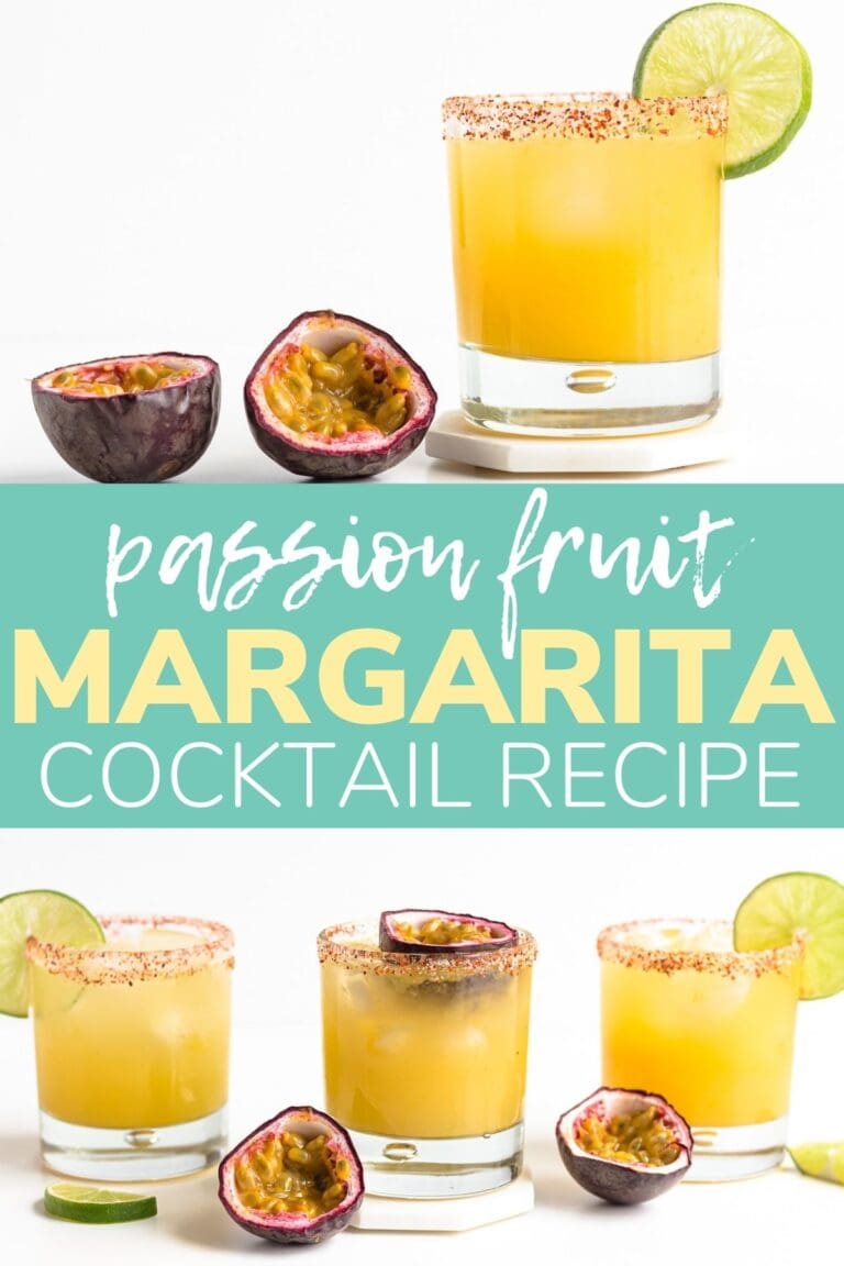 Passion Fruit Margarita Cocktail Maple + Mango