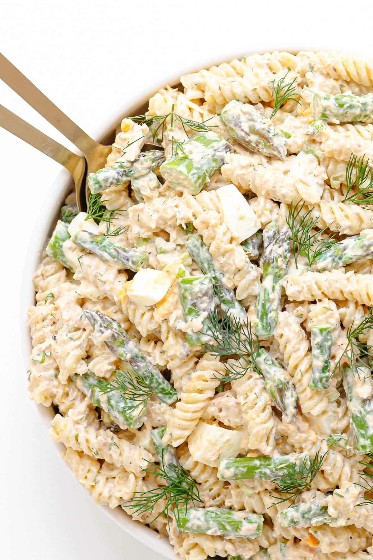 Salmon Asparagus Pasta Salad - Cold Lunch Ideas