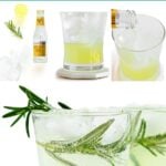 Pinterest collage graphic for "Limoncello Tonic Cocktail".