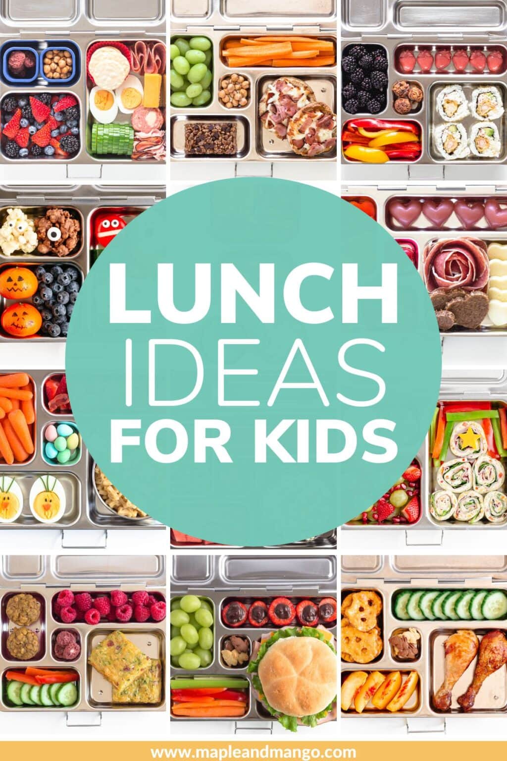 Easy Lunch Box Ideas For Kids with Pictures Maple Mango