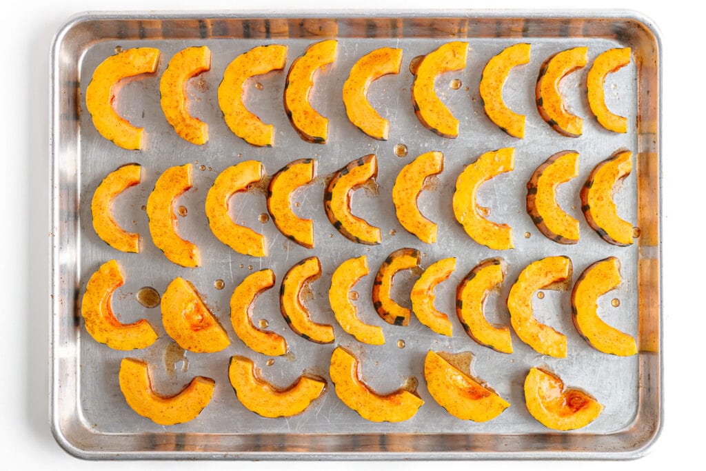Maple Roasted Delicata Squash | Maple + Mango