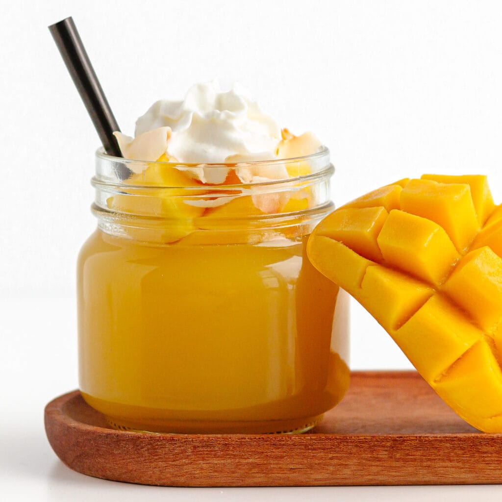 Mango Jelly (Homemade Mango Jello) | Maple + Mango