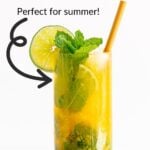 Pinterest graphic for Mango Mojito.