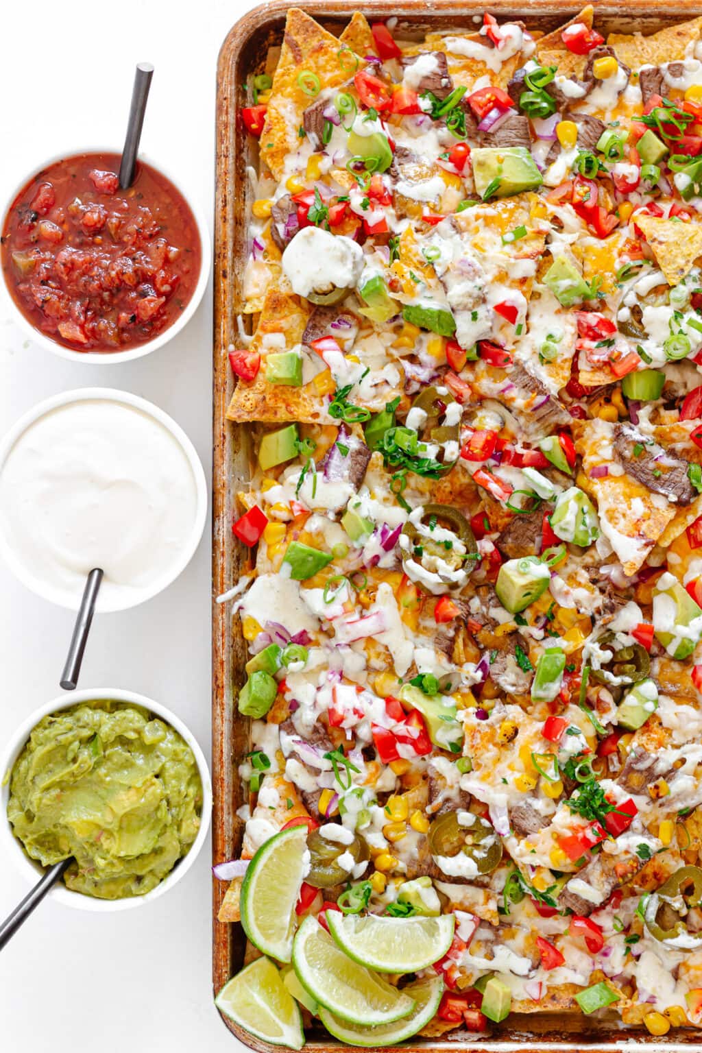Easy Steak Nachos Maple + Mango