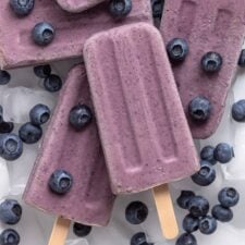 Blueberry Yogurt Popsicles-image
