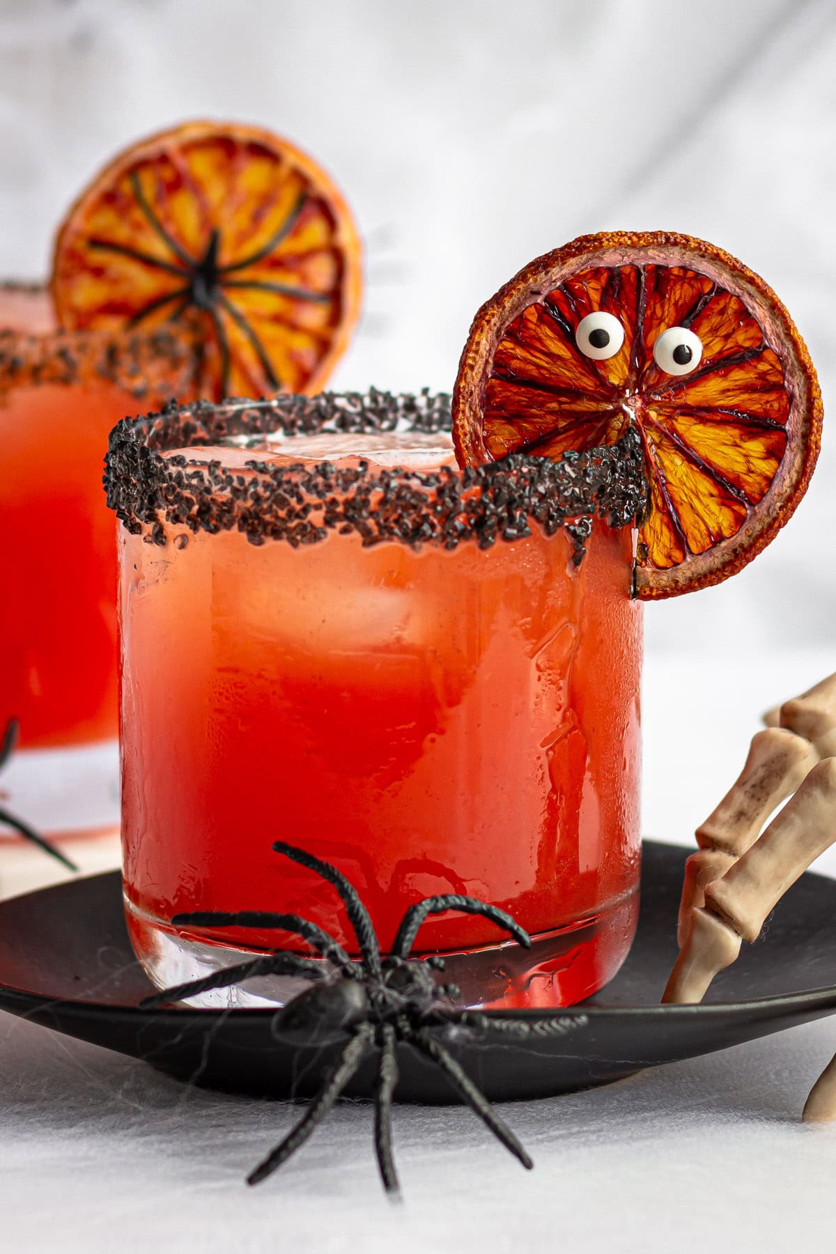 Blood orange Halloween margarita.